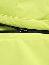 halpa aktiivinen takki-Naisten Huppari takki Vedenkestävä Pidä lämpimänä Vetoketju Tasku Muoti Yhtenäinen väri ulko- Katu Bile Vetoketju Normaali Hupullinen Normaali Pitkähihainen Päällysvaatteet Musta Valkoinen Punastuvan