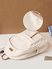 tanie Plecaki studenckie-damski prosty, wodoodporny plecak o dużej pojemności - prosty, lekki plecak z wieloma kieszeniami do przechowywania na uczelnię, w podróż i do codziennych dojazdów