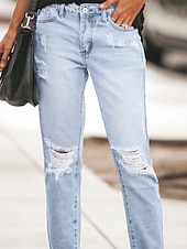 olcso Egyenes Szárú Nadrág-Női Nadrág Kényelmes leggings Egyenes Utcai sikk Alkalmi Teljes hossz Természetes Sima Zseb Izmos kellemes Vakáció Alkalmi Világos égszínkék Tengerészkék Fekete Ősz Normál