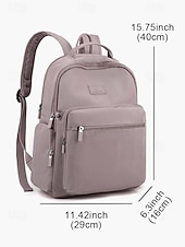 abordables Sacs à dos de Collège-Sac à dos imperméable pour femme avec grand espace de rangement, élégant et durable, adapté aux voyages, au travail et à l'utilisation quotidienne