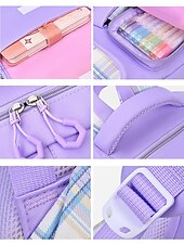 abordables Sacs à dos pour Enfants et Adolescents-Sac à dos d&#039;école imperméable grande capacité pour enfants – design à carreaux léger, bretelles confortables, idéal pour l&#039;école quotidienne, les voyages et les activités de plein air des filles