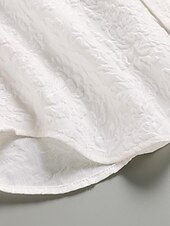 olcso Női Egyszerű Felsők-Női Ing Blúz Sima Modern Alkalmi Hosszú ujj Állógallér Normál felsők Napi Szabadság Gombok Fehér Ősz
