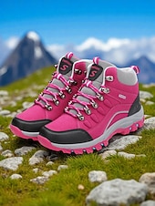 economico Sneakers da donna-scarponi da trekking impermeabili da donna – scarpe da trekking resistenti e antiscivolo per campeggio, arrampicata e camminate a lunga distanza