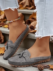 ieftine Saboți de Damă-mocasini cu ciucuri pentru femei – mocasini casual fără slip-on pentru naveta zilnică și ținute relaxate