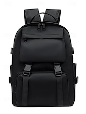 abordables Sacs à dos de Collège-Sac à dos minimaliste de grande capacité pour étudiants et navetteurs – sac à dos pour ordinateur portable multi-poches avec sangles latérales et boucle avant pour l&#039;école, les voyages ou un usage quotidien