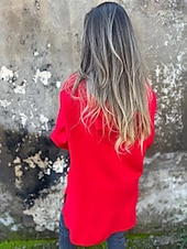 billiga hoodie jacka-Dam Hoodiejacka Bekväm Andningsfunktion Dragkedja Ficka Mode Dagligen Slät Utomhus Ledigt Dagligen Enkelknäppt Normal Huva Normal Långärmad Ytterkläder Svart Rubinrött Mörkgrå Vår Höst