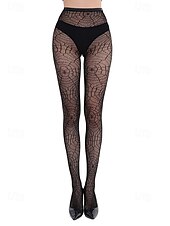 preiswerte Halloween-Zubehör-Transparente Strumpfhose mit Spinnennetzmuster für Halloween für Damen – dehnbare Netzstrumpfhose für Kostümpartys, Cosplay und Nachtclub-Outfits