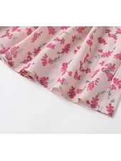 tanie Sukienki boho-Damskie Sukienka mini Sukienka Boho Codzienne sukienki Letnie sukienki Strój zachodni Zabytkowe Codzienny Plaża Urlop Regularny Kwiaty Bez rękawów Głęboki dekolt w serek Rumiany róż Lato