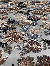 baratos Vestidos de Cocktail-Vestidos de coquetel em linha A, vestido elegante, formal, casamento, comprimento chá, manga 3/4, gola estilo camisa, cetim com miçangas florais, renda 2025