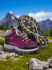 economico Sneakers da donna-scarponi da trekking impermeabili da donna – scarpe da trekking resistenti e antiscivolo per campeggio, arrampicata e camminate a lunga distanza