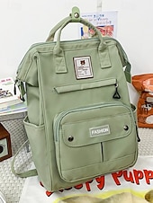 abordables Sacs à dos de Collège-Sac à dos multi-poches en nylon pour femme – Sac de voyage léger et de grande capacité, idéal pour l&#039;école et le quotidien, idéal pour les adolescentes et les filles