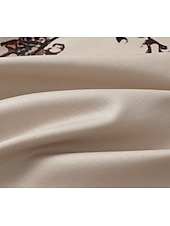 levne Boho topy-Dámské Západní halenka Boho košile Halenka Květiny Moderní Na běžné nošení Dlouhý rukáv Do V Běžné topy Denní Dovolená Jdeme ven Tisk Meruňková Léto
