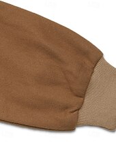 billiga Trenchcoats-Dam Vardaglig jacka Varsity jacka Bekväm Andningsfunktion Ficka Knappar Mode Modern Ledigt Färgblock Utekväll Helgen Enkelknäppt Normal Hög krage Normal Långärmad Ytterkläder Brun Höst Vinter