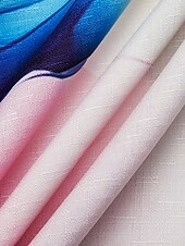preiswerte Blusenkleider-Damen Minikleid A Linie Kleid Figurbetontes Kleid Urlaub Lässig Party Täglich Date Normale Passform Ombre Blumen Grafik Langarm Hemdkragen Weiß Sommer Frühling Herbst