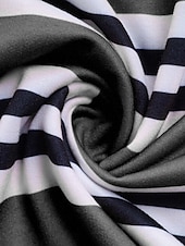 ieftine Topuri cu dungi și geometrice-Pentru femei Hanorac pulover Geometric Dungi Casual Manșon Lung Stil Nautic Topuri obișnuite Stradă Zilnice Imprimeu Negru Verde Deschis Roșu-aprins Portocaliu Toamnă Iarnă