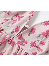 tanie Sukienki boho-Damskie Sukienka mini Sukienka Boho Codzienne sukienki Letnie sukienki Strój zachodni Zabytkowe Codzienny Plaża Urlop Regularny Kwiaty Bez rękawów Głęboki dekolt w serek Rumiany róż Lato