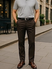 abordables Ceintures pour hommes-Ceinture en cuir véritable pour homme avec boucle à cliquet automatique – Ceinture classique ajustable pour le travail, le bureau et le quotidien