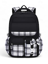 abordables Sacs à dos pour Enfants et Adolescents-Sac à dos d&#039;école imperméable grande capacité pour enfants – design à carreaux léger, bretelles confortables, idéal pour l&#039;école quotidienne, les voyages et les activités de plein air des filles