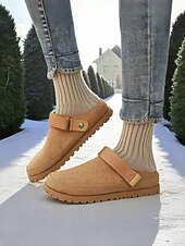 preiswerte Clogs &amp; Pantoletten für Damen-Damen-Slingback-Pantoletten – Clogs zum Reinschlüpfen mit Riemendesign für Herbstpicknicks, Gartenarbeit und Freizeit