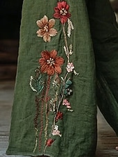 abordables Pantalons Graphiques-Femmes Jambe large Pantalons Pantalon palazzo Mode Streetwear Longueur complète Taille haute Fleur Cordon de serrage Taille Élastique Imprimé Respirabilité Confortable Rue Tenue quotidienne Sortir