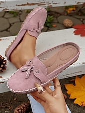 ieftine Saboți de Damă-mocasini cu ciucuri pentru femei – mocasini casual fără slip-on pentru naveta zilnică și ținute relaxate