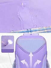 abordables Sacs à dos pour Enfants et Adolescents-Sac à dos d&#039;école imperméable grande capacité pour enfants – design à carreaux léger, bretelles confortables, idéal pour l&#039;école quotidienne, les voyages et les activités de plein air des filles