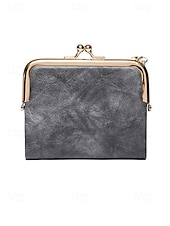 お買い得  ウォレット-女性用 ウォレット クレジットカードホルダーウォレット PUレザー オフィス ショッピング カジュアル ジッパー 複数のポケット 大容量 純色 ブラック ピンク レッド