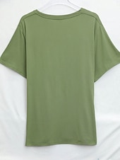 お買い得  動物のTシャツ-女性用 Tシャツ プリント グラフィック 動物 おんどり ヴィンテージ スタイリッシュ クラシック 半袖 ラウンドネック レギュラートップス 日常 ブラック ルビーレッド グリーン 夏