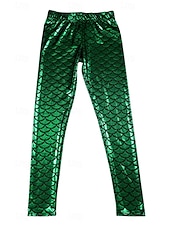baratos -Mulheres Leggings Roupa de rua Casual Longas Cintura Alta Tecido Corte alto Respirabilidade Macio Com Stretch Rua Para Noite Prata Preto Vermelho Azul Royal Outono Normal