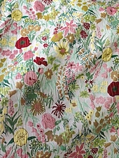abordables FLORALES-Robe de soirée A-Line en jacquard floral verte élégante Robe de mariage formelle longueur au sol sans manches en V en nylon avec poche fente Robe invitée de mariage