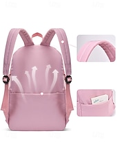 olcso Gyerekek és tinédzserek hátizsákok-Vízálló iskolai hátizsák tinédzsereknek nagy kapacitással és több rekeszes kialakítással – stílusos utazó- és mindennapi táska lányoknak és fiúknak