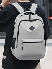 abordables Sacs à dos de Collège-Sac à dos d&#039;école imperméable pour homme avec port de chargement USB – Sac léger et résistant aux rayures pour ordinateur portable, idéal pour l&#039;université, les déplacements ou un usage quotidien
