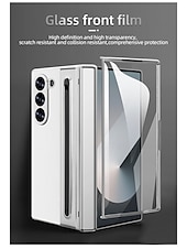 cheap Samsung Cases-Phone Case For Samsung Galaxy Z Fold 7 Z Fold 6 Z Fold 5 Z Fold 4 Back Cover Full Body Protective Shockproof Retro PU Leather