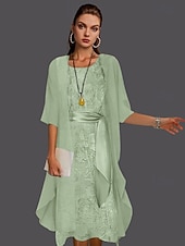 voordelige moeders wikkels-Effen Sjaals Jas Jacket Vrouwen Wrap Moeder's Bruiloft Gast Wraps Dames Elegante Halve Mouw Chiffon Wraps Met Effen Kleur Voor Avondfeest Lente  Herfst dress to impress