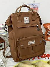 abordables Sacs à dos de Collège-Sac à dos multi-poches en nylon pour femme – Sac de voyage léger et de grande capacité, idéal pour l&#039;école et le quotidien, idéal pour les adolescentes et les filles