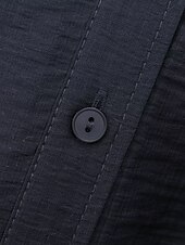 preiswerte Damen Einfache Oberteile-Damen Hemd Textur Bluse Bluse Einfach Modern Lässig Langarm Hemdkragen Normale Oberteile Täglich Ausgehen Gerafft Marineblau Herbst