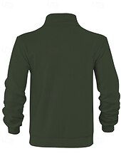 economico Giubbotti Casual-Per uomo Giacca Invernale Giacca in Pile Giacca Casual Vacanza Quotidiano Calore Termico Tasca Pile Autunno Inverno Semplice Moda Streetwear Collo alla coreana Regolare Aalbicocca Nero Blu marino
