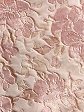 abordables FLORALES-Robe de soirée A-Line en jacquard floral verte élégante Robe de mariage formelle longueur au sol sans manches en V en nylon avec poche fente Robe invitée de mariage