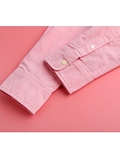 economico Camicie-Camicia da donna in 100% cotone, tinta unita, stile bohémien, vintage, da giorno, a maniche lunghe, con colletto, da giorno, per le feste, con tasca, bianca, rosa, rossa, blu, viola, primavera,