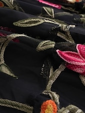 preiswerte Bodenlänge-A-Linie Brautmutterkleid Elegant Schwarzes Kleid Durchsichtig Quadrathals Knöchellänge Tüll Langarm mit Rüschen Stickerei 2025