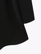 preiswerte Einfaches Kleid-Damen Langes Kleid Maxikleid Abschlussballkleid Partykleid Mode Modern Party Besonderer Anlass Abendgesellschaft Normale Passform Einfach Ärmellos Ein-Schulter Schwarz Sommer