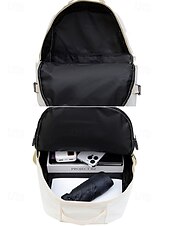 abordables Sacs à dos de Collège-Sac à dos minimaliste de grande capacité pour étudiants et navetteurs – sac à dos pour ordinateur portable multi-poches avec sangles latérales et boucle avant pour l&#039;école, les voyages ou un usage quotidien
