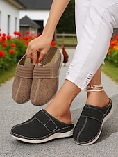 cheap Women's Clogs &amp; Mules-Women's Lightweight Perforated Mules – Breathable Slip-On Shoes for Walking, Travel and Daily Wear