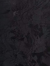 billige Aftenkjoler-Svart slips jacquard brokade a-linje aftenkjole elegant kjole formell bryllup gulvlang langermet v-hals lomme nylon med sløyfe(r) stropper 2025