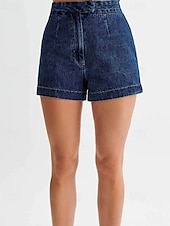 cheap Women&#039;s Blouse Suits-Women&#039;s Active Fashion Blouse Shorts Sets Sleeveless Crew Neck Solid Color Split Thigh Vacation Casual Daily Blue Summer Regular Fit
