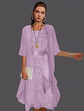 voordelige moeders wikkels-Effen Sjaals Jas Jacket Vrouwen Wrap Moeder's Bruiloft Gast Wraps Dames Elegante Halve Mouw Chiffon Wraps Met Effen Kleur Voor Avondfeest Lente  Herfst dress to impress