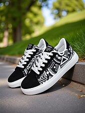 abordables Baskets femme-Baskets en toile colorées pour femmes – chaussures à lacets décontractées et légères avec un imprimé artistique vibrant, parfaites pour la marche, les voyages et le style urbain au quotidien