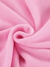 preiswerte Flauschige Sweatshirts-Damen Freizeitjacke Warm Bequem Reißverschluss Lässig Einfach Urlaub Ausgehen Pullover Regulär Umlegekragen Normale Passform Langarm Oberbekleidung Rosa Herbst Winter