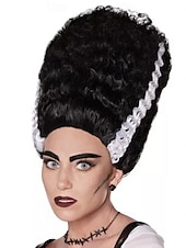 economico Parrucche di Coppia-Parrucca della sposa di Frankenstein per feste di Halloween e cosplay