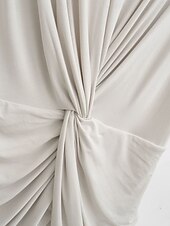 preiswerte Damen Einfache Oberteile-Damen Minikleid Freizeitkleid Etui-Kleid Sommerkleid Gerafftes Kleid Mode Modern Täglich Strand Wochenende Normale Passform Einfach Dreiviertelarm V Ausschnitt Schwarz Weiß Rosa Rote Sommer Frühling